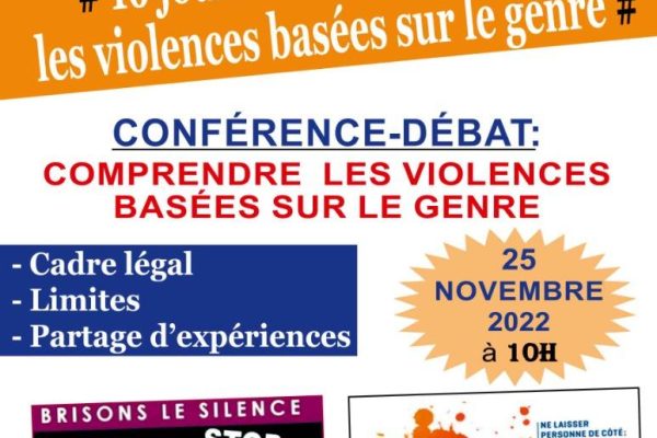 Conférence-Débat : COMPRENDRE LES VIOLENCES BASEES SUR LE GENRE