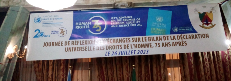 NDH PARTICIPE A LA JOURNEE D’ECHANGES SUR LE BILAN DE LA DECLARATION UNIVERSELLE DES DROITS DE L’HOMME 75 ANS APRES !