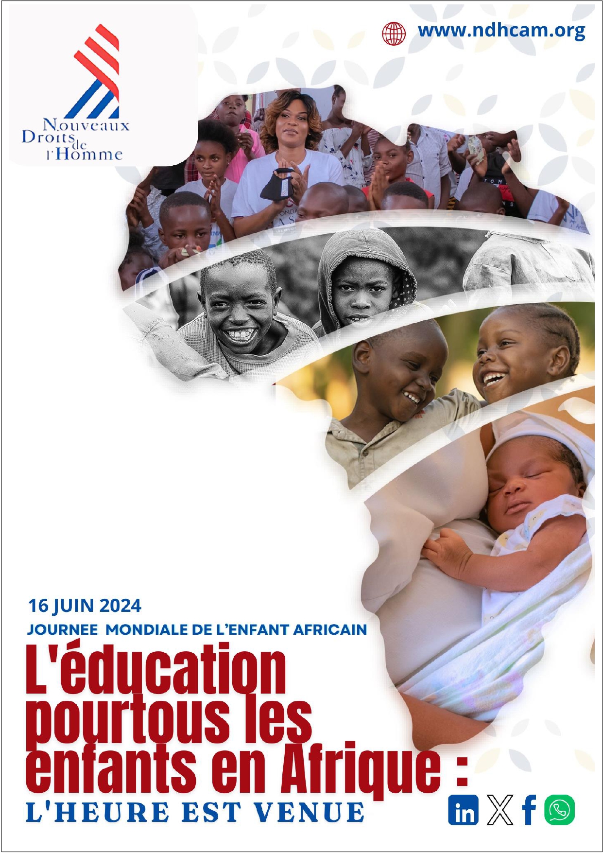 la Journée de l’Enfant Africain 2024 sous le thème “L’éducation pour tous les enfants en Afrique : l’heure est venue”.