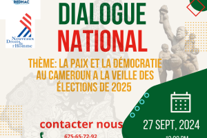 🌍 Participez au Dialogue National : La Paix et la Démocratie au Cameroun 🗣️